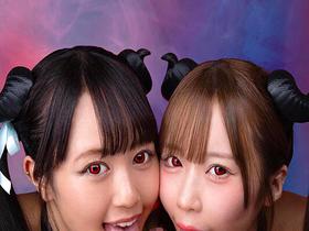 Wサキュバスに寝込みを襲われて、死ぬほどザーメンを吸い取られたボク サンプル動画サムネイル